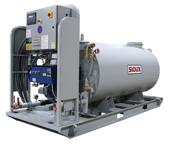 Sioux Corporation Concrete Batch Plant Water Heating System