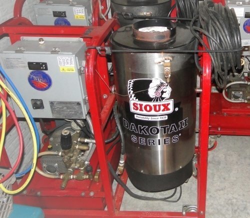 Used Sioux H3D750 Oil Fired Pressure Washer for sale